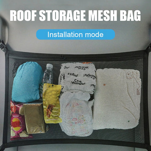 Car Ceiling Storage Net Pocket