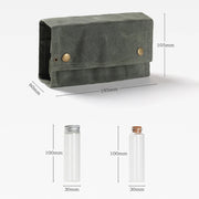 Outdoor Canvas Seasoning Bottle Storage Bag