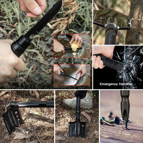 Multi-function Folding Camping Survival Shovel