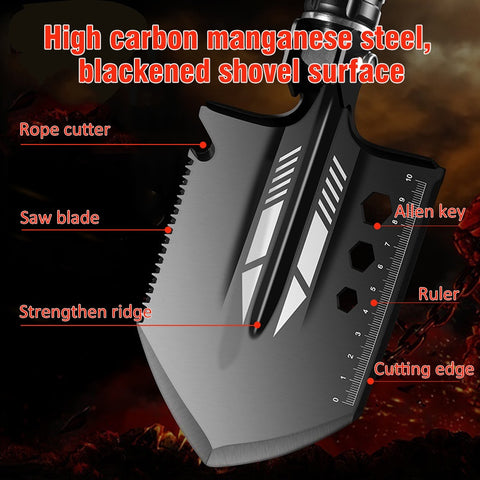 Multi-function Folding Camping Survival Shovel