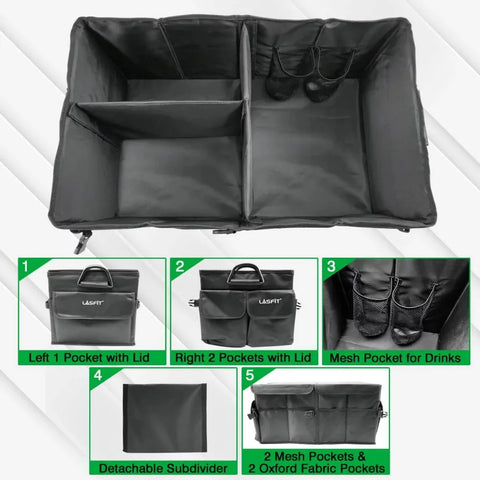 Vehicle Trunk Cargo Organizer