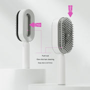 One-Key Self Cleaning Hair Brush