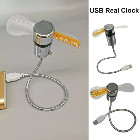 USB Clock Fan