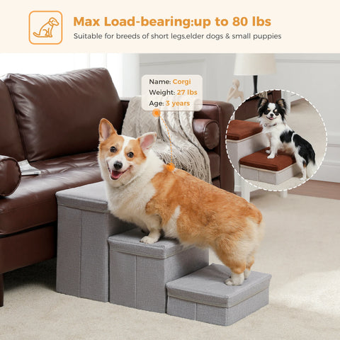 Foldable 2-in-1 Pet Steps