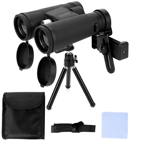 12x Compact Binoculars with Phone Adapter