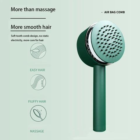 One-Key Self Cleaning Hair Brush