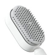 One-Key Self Cleaning Hair Brush