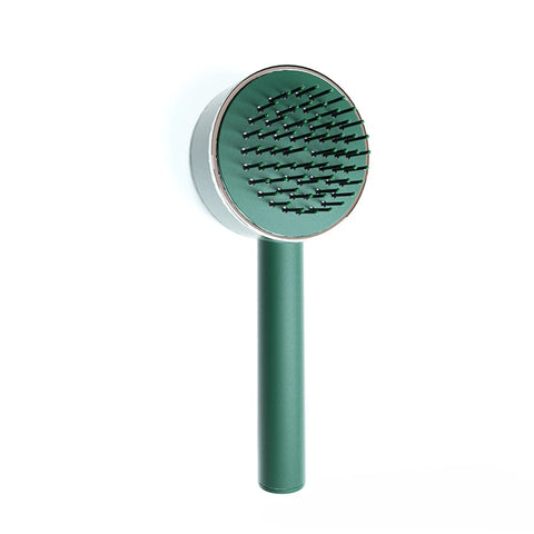 One-Key Self Cleaning Hair Brush